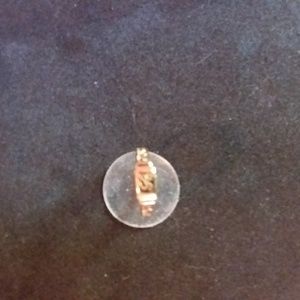 14k yellow gold R initial ladies ring